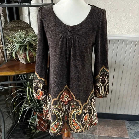 Women's Sweater Aryeh Sweater Dress Aryeh Grey Crushed Velvet